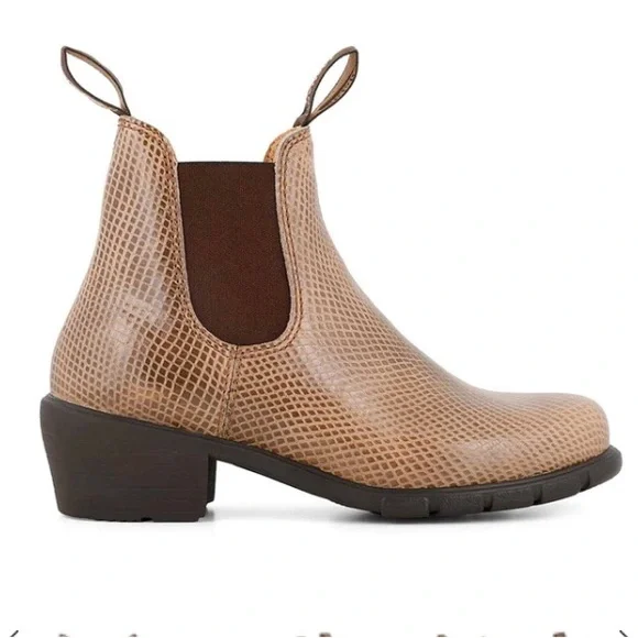 BLUNDSTONE Chelsea Lizard Embossed Leather Heeled Boot. 2165. Size: 6.5, 7, 8 - Picture 16 of 16